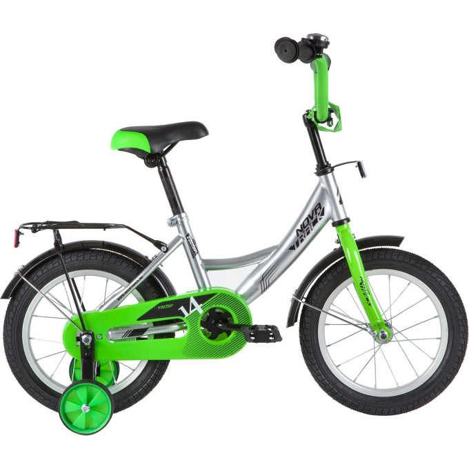 Детский велосипед NOVATRACK VECTOR 14” серебристый 143VECTOR.SL22