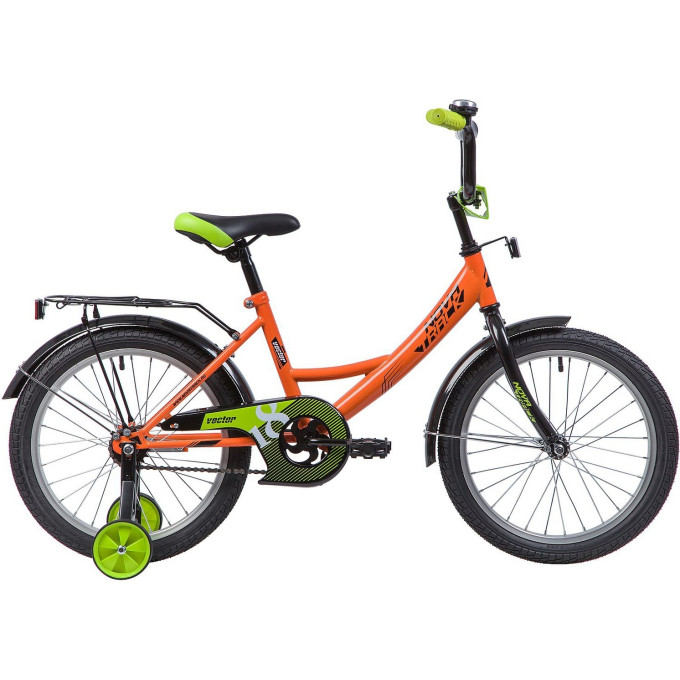 Детский велосипед NOVATRACK VECTOR 18” оранжевый 183VECTOR.OR22